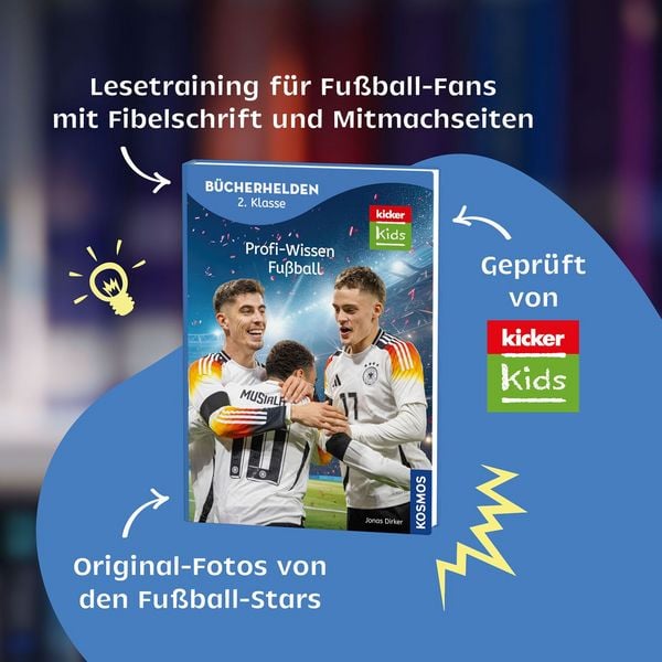 Produktbild: kicker Kids, Profi-Wissen Fu&szlig;ball