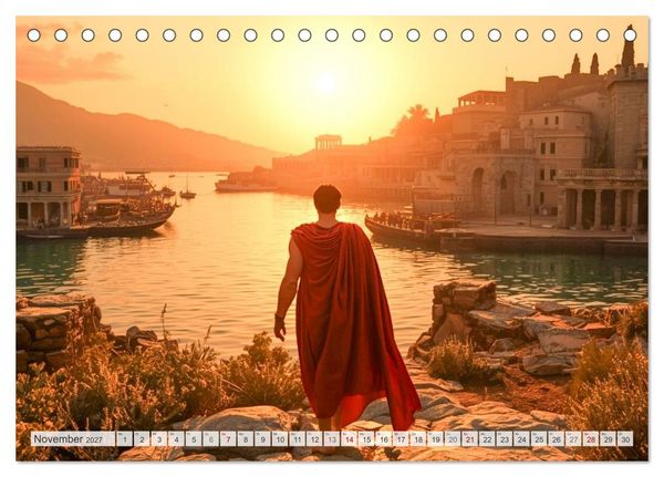 Produktbild: Perseus und Medusa (Tischkalender 2027 DIN A5 quer), CALVENDO Monatskalender