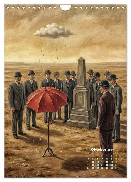 Produktbild: Dali und Magritte: zwei surreale Wirklichkeiten (Wandkalender 2027 DIN A4 hoch), CALVENDO Monatskalender