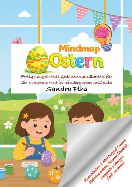 Produktbild: KitaFix-Mindmap Ostern (Fertig ausgearbeitete Gedankenlandkarten f&uuml;r die Vorschularbeit in Kindergarten und Kita)