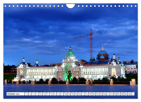 Produktbild: Magic Kazan - A fascinating city on the Volga River (Wall Calendar 2026 DIN A4 landscape), CALVENDO 12 Month Wall Calendar