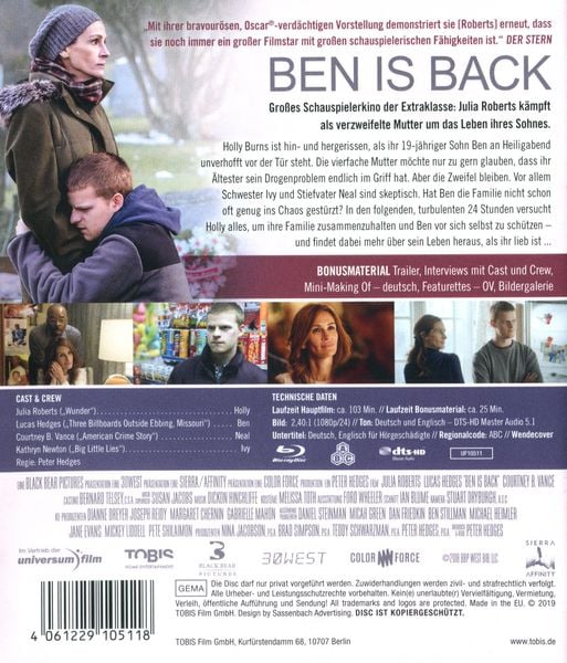 Produktbild: Ben is Back