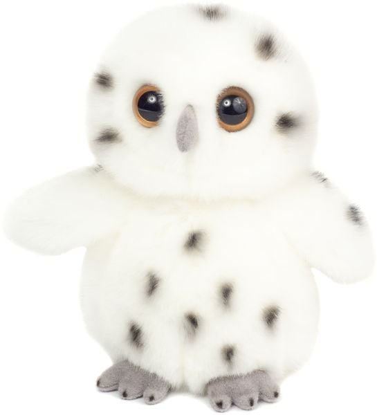 Teddy Hermann 94172 - Schneeeule, Eule, Plüschtier, 16 cm