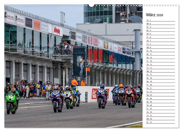 Produktbild: Faszination Superbikes (Wandkalender 2026 DIN A2 quer), CALVENDO Monatskalender