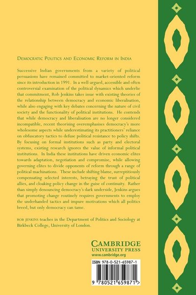 Produktbild: Democratic Politics and Economic Reform in India