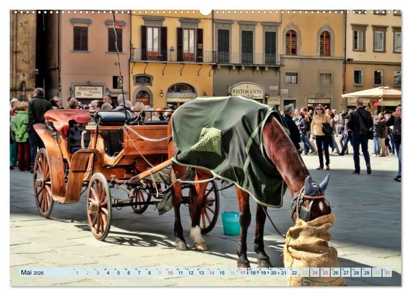 Produktbild: Florenz - Sch&ouml;nheit in der Toskana (Wandkalender 2026 DIN A2 quer), CALVENDO Monatskalender