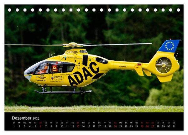 Produktbild: Modellhelis (Tischkalender 2026 DIN A5 quer), CALVENDO Monatskalender