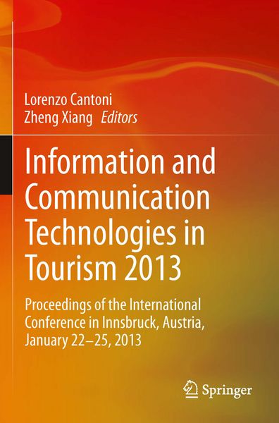 Produktbild: Information and Communication Technologies in Tourism 2013