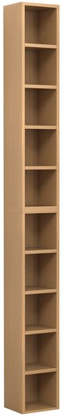 Produktbild: Holz CD DVD Stand Aufbewahrung Deko Regal Megosa S