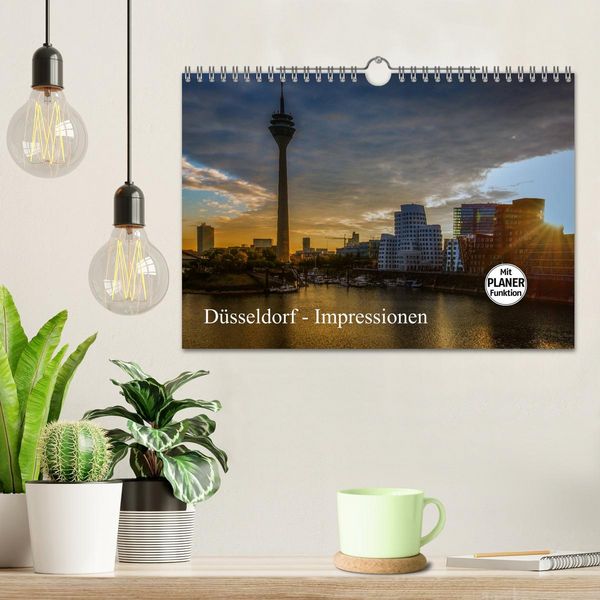 Produktbild: D&uuml;sseldorf - Impressionen (Wandkalender 2026 DIN A4 quer), CALVENDO Monatskalender