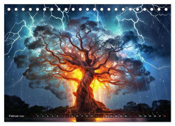 Produktbild: G&ouml;tterd&auml;mmerung - Der Ragnar&ouml;k in der nordischen Mythologie (Tischkalender 2026 DIN A5 quer), CALVENDO Monatskalender