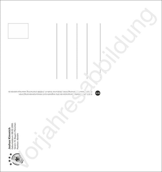 Produktbild: DFB M&auml;nner Postkartenkalender 2027