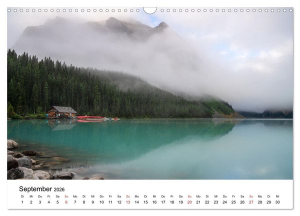 Produktbild: Fernweh Kanada - Naturerlebnis Rocky Mountains (Wandkalender 2026 DIN A3 quer), CALVENDO Monatskalender