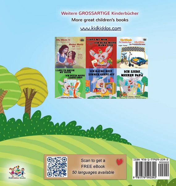 Produktbild: I Love Summer (German English Bilingual Children's Book)