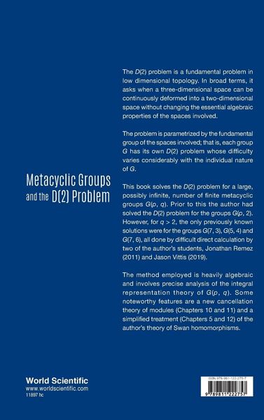 Produktbild: Metacyclic Groups and The D(2) Problem
