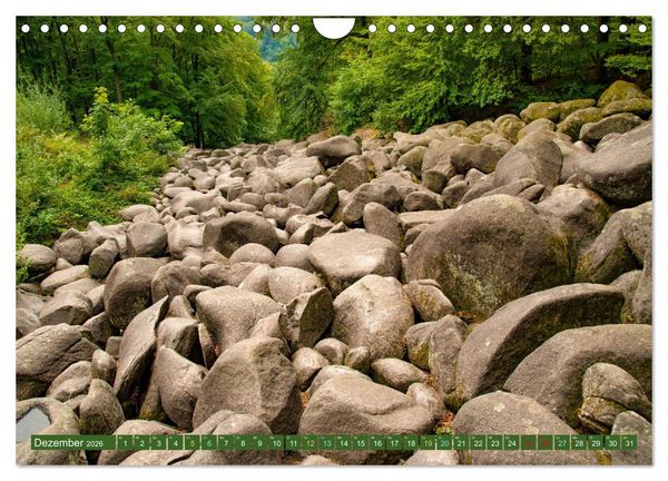 Produktbild: Das Felsenmeer - Natur pur im Odenwald (Wandkalender 2026 DIN A4 quer), CALVENDO Monatskalender