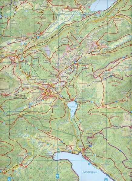 Produktbild: W258 Wanderkarte 1:25 000 Titisee-Neustadt