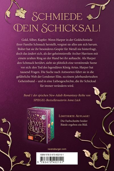 Produktbild: Jewel & Blade, Band 1 - Die W&auml;chter von Knightsbridge