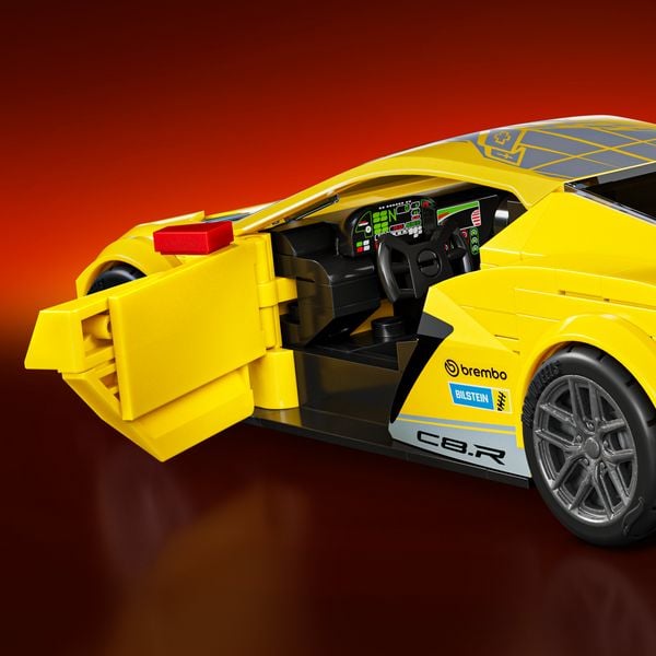 Produktbild: Mattel Brick Shop HW Sp Corvette.JKR19