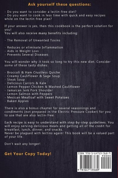 Produktbild: Lectin Free Cookbook