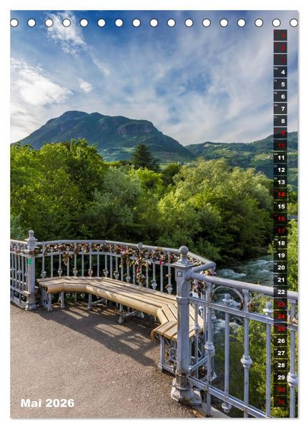 Produktbild: Stadtherz BOZEN (Tischkalender 2026 DIN A5 hoch), CALVENDO Monatskalender