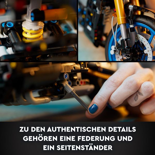 Produktbild: LEGO Technic 42159 Yamaha MT-10 SP, Motorrad-Modellbausatz f&uuml;r Erwachsene