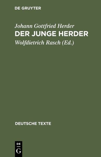 Produktbild: Der junge Herder
