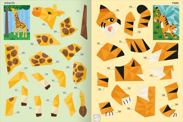 Produktbild: Mein Mosaik-Stickerbuch &ndash; Tiere
