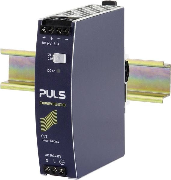 PULS DIMENSION CS3.241 Hutschienen-Netzteil (DIN-Rail) 24 V/DC 3.3 A 80 W Anzahl Ausgänge:1 x Inhalt 1 St.