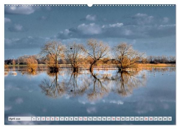 Produktbild: Hochwasser als Teil der Umwelt (hochwertiger Premium Wandkalender 2026 DIN A2 quer), Kunstdruck in Hochglanz