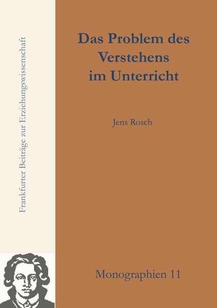 Produktbild: Das Problem des Verstehens im Unterricht