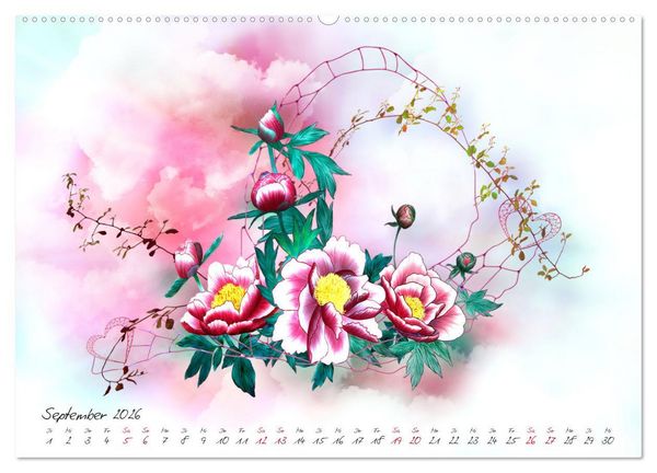 Produktbild: Zauberhaftes Ikebana (Wandkalender 2026 DIN A2 quer), CALVENDO Monatskalender