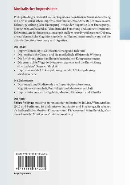 Produktbild: Musikalisches Improvisieren