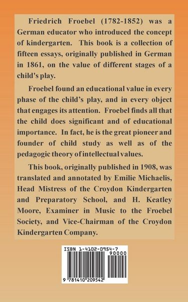 Produktbild: Autobiography of Friedrich Froebel