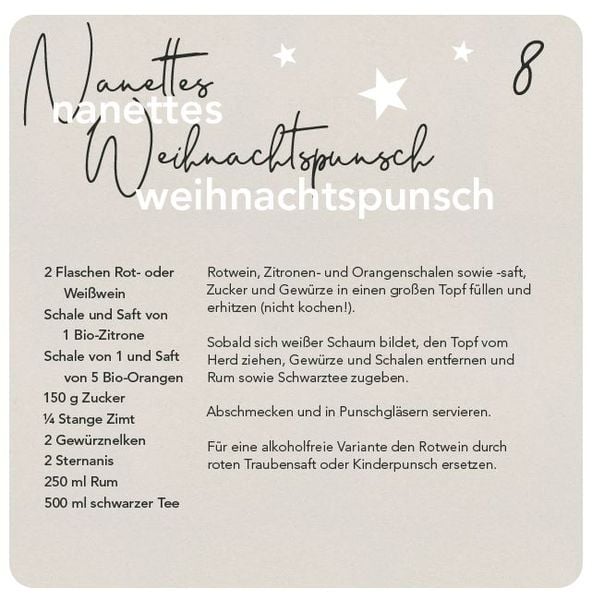 Produktbild: Adventskalender Nanettes Weihnachtsb&auml;ckerei