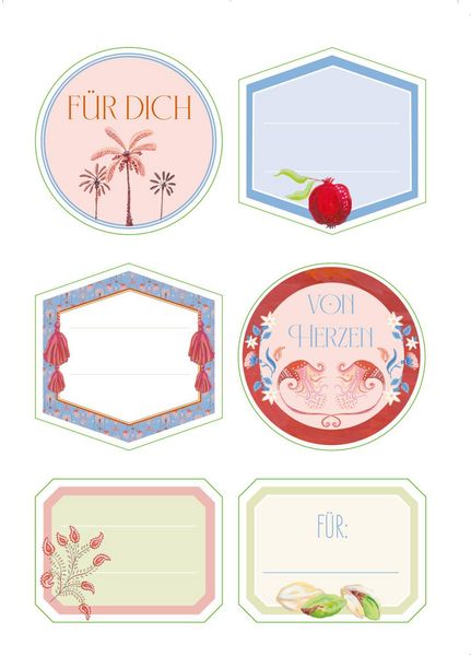 Produktbild: K&uuml;chensticker & Etiketten - Tr&auml;ume aus 1001 Nacht