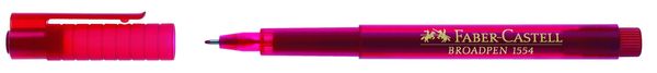 Produktbild: Faber-Castell Fineliner Broadpen 1554 rot