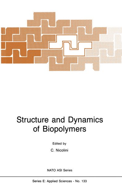 Produktbild: Structure and Dynamics of Biopolymers