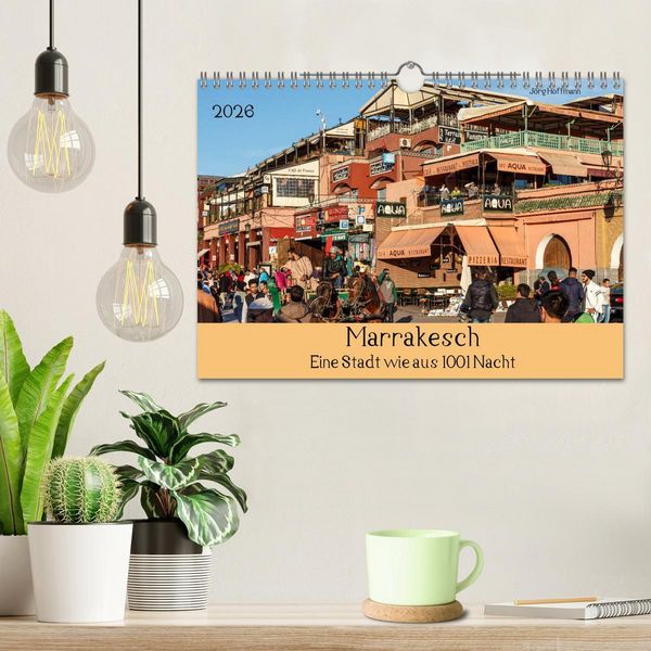 Produktbild: Marrakesch - Eine Stadt wie aus 1001 Nacht (Wandkalender 2026 DIN A4 quer), CALVENDO Monatskalender