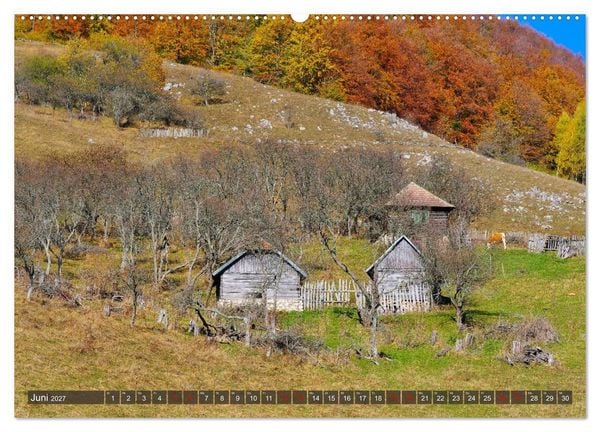 Produktbild: Fundatura Ponorului - Auf dem Via Transilvanica durch die Karpaten (hochwertiger Premium Wandkalender 2027 DIN A2 quer), Kunstdruck in Hochglanz