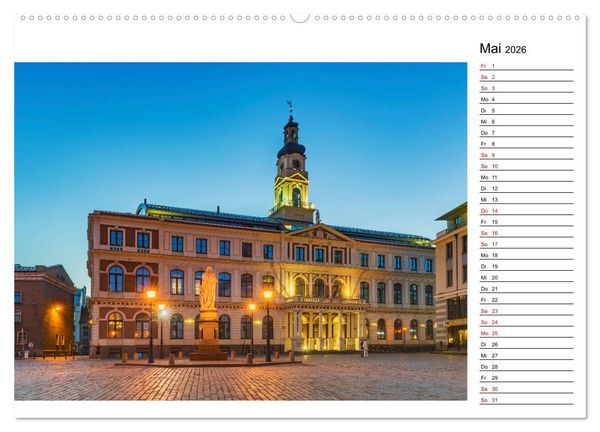 Produktbild: Ein Wochenende in Riga (Wandkalender 2026 DIN A2 quer), CALVENDO Monatskalender