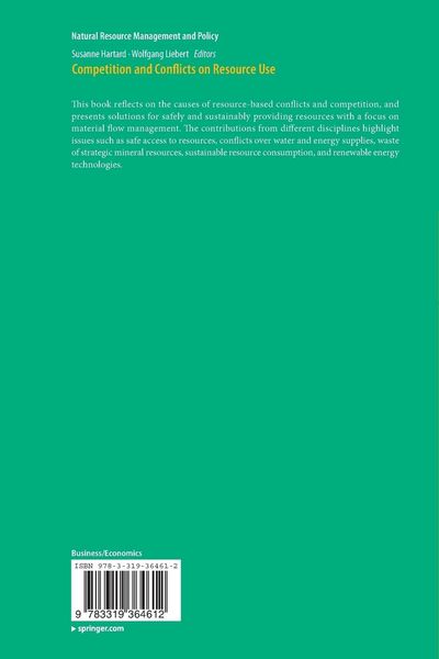 Produktbild: Competition and Conflicts on Resource Use