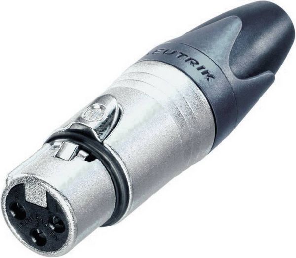 Produktbild: Neutrik NC3FXX XLR-Steckverbinder Buchse, gerade Polzahl: 3 Silber 1 St.