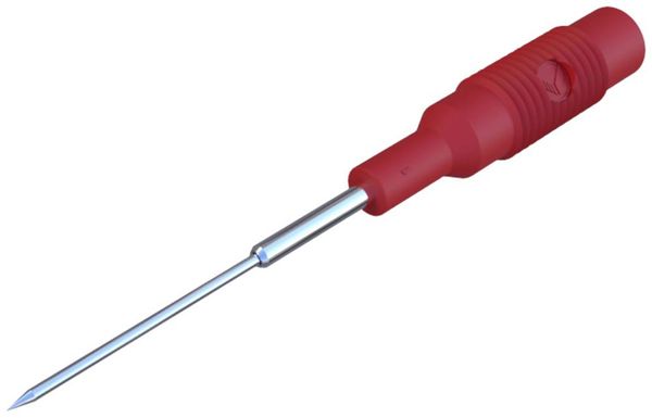 Produktbild: Hirschmann Test & Measurement MZS 1 - PRUEF rt Pr&uuml;fspitze 973601101 Steckanschluss 4 mm Ohne Messkategorie Rot 1 St.
