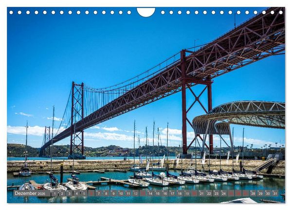 Produktbild: Metropole Lissabon (Wandkalender 2026 DIN A4 quer), CALVENDO Monatskalender