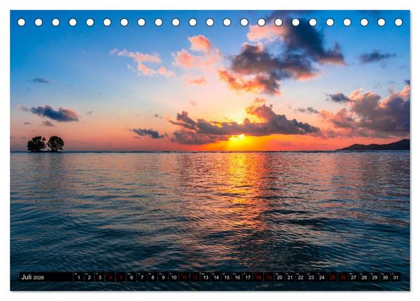 Produktbild: Seychellen - Das wahre Paradies (Tischkalender 2026 DIN A5 quer), CALVENDO Monatskalender