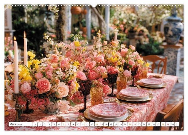 Produktbild: Kulinarische Eleganz (Wandkalender 2026 DIN A2 quer), CALVENDO Monatskalender
