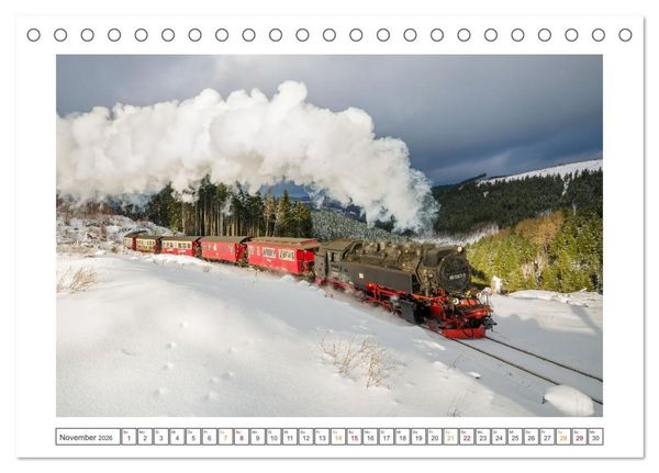Produktbild: Museumsbahnen auf Tour (Tischkalender 2026 DIN A5 quer), CALVENDO Monatskalender