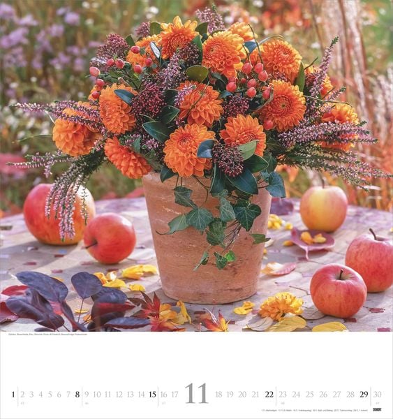Produktbild: Bouquets 2026 - Foto-Kalender - Wand-Kalender - 45x48 - Blumen-Kalender