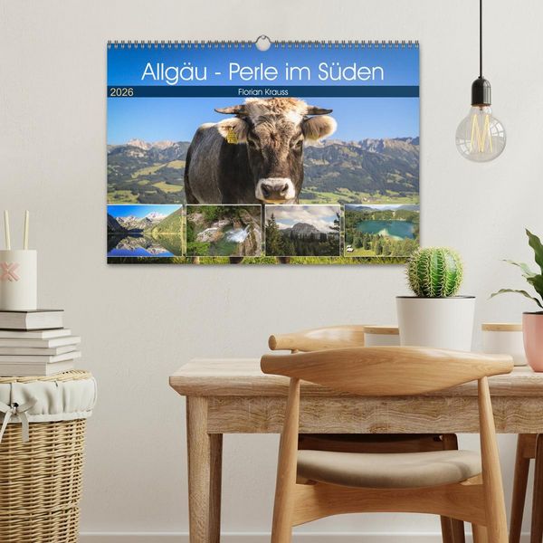 Produktbild: Allg&auml;u - Perle im S&uuml;den (Wandkalender 2026 DIN A3 quer), CALVENDO Monatskalender